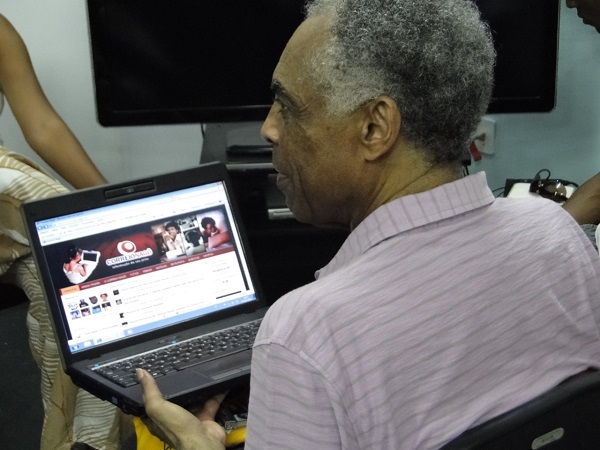 *Gilberto Gil em visita ao IME*