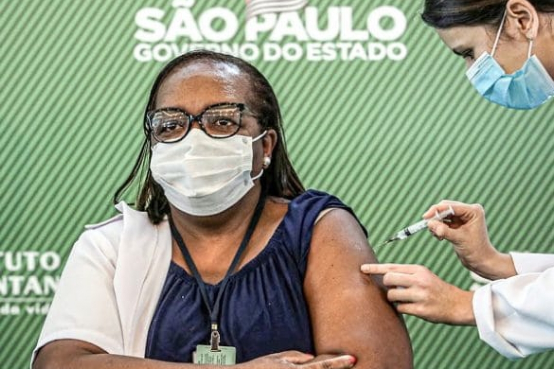 Brasil começa por São Paulo, a vacinação contra a Covid-19