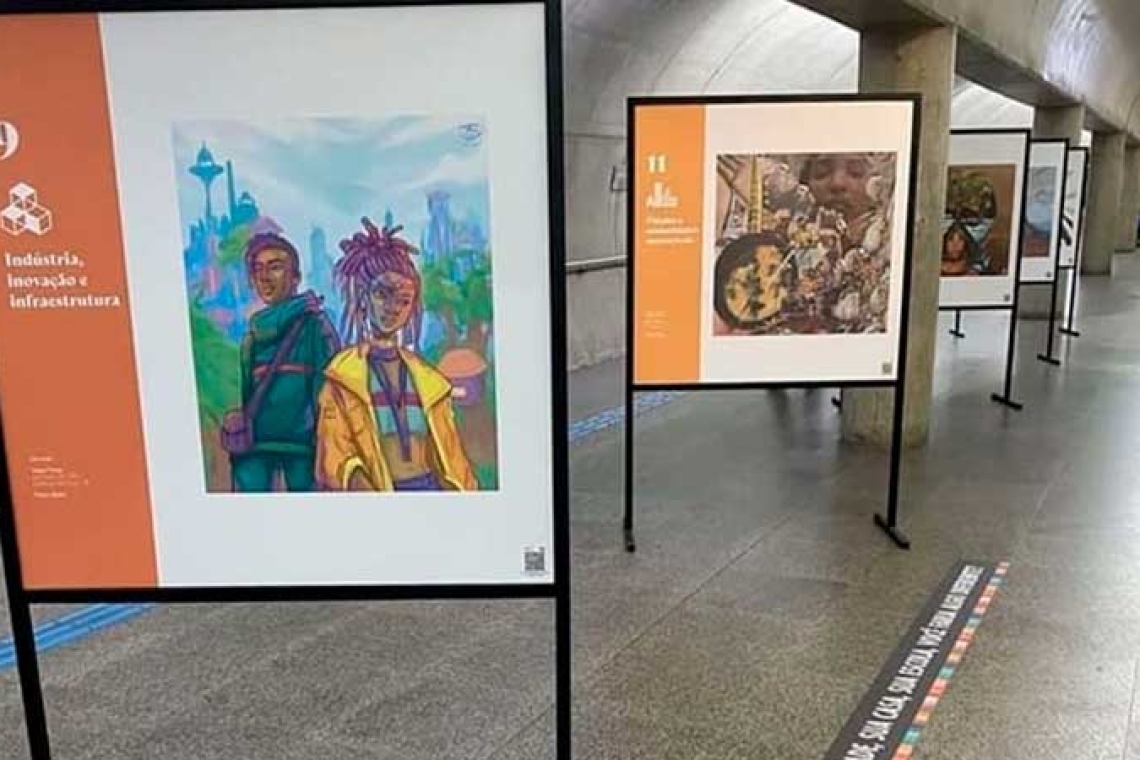 Exposição de arte em SP celebra e divulga os ODS da ONU